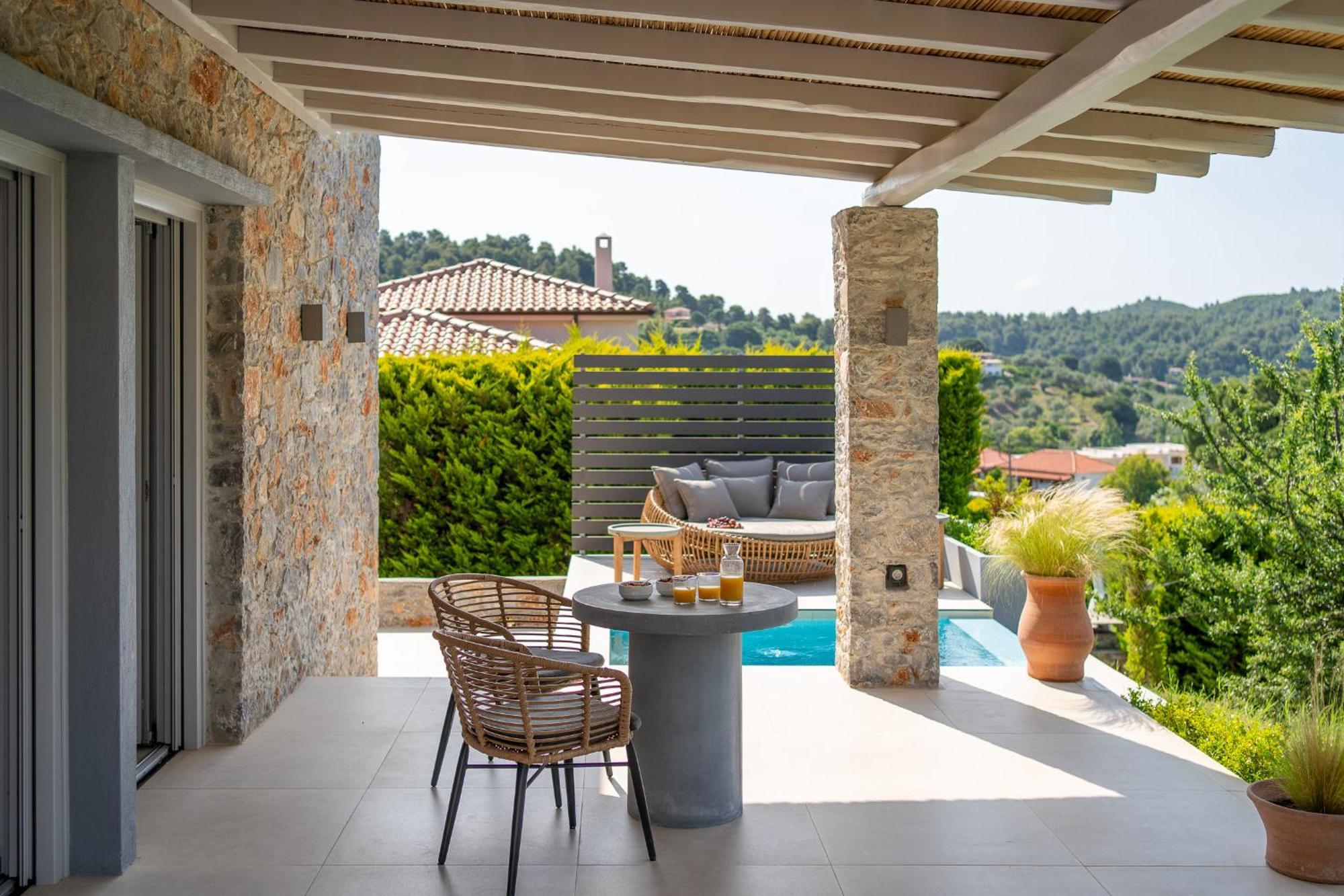 Stone Build Suite With Private Pool Κολιός Εξωτερικό φωτογραφία
